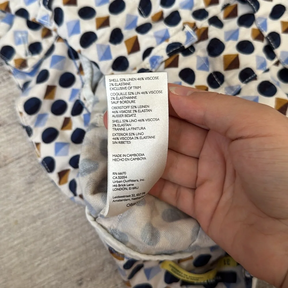 Anthropologie Maeve The Colette High Rise Shorts